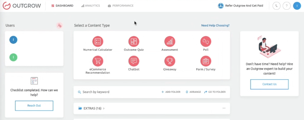 Outgrow - Interactive Content and Marketing